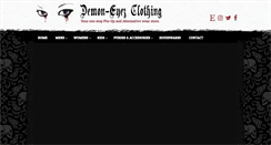 Desktop Screenshot of demon-eyezclothing.com